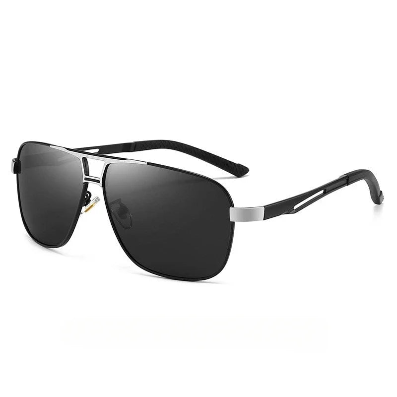 Top Aluminum Magnesium Square Polarized  Photochromic Sunglasses Men Sun Glasses Military Safety Driving Oculos De Sol Masculino