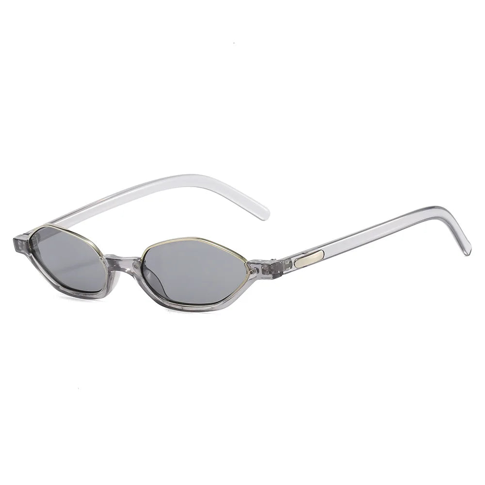 Half Frame Designer Small Sunglasses Women Cat Eye New Fashion Sun Shades UV400 Sun Glasses Brand