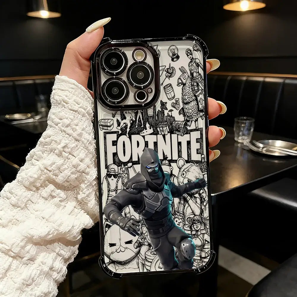 Popular Game FortniteS Plating Phone Case For Samsung A37 A57 A07 A36 A16 A35 A55 A25 A26 A05s A15 A54 A34 A24 A14 A05 A04 4G 5G