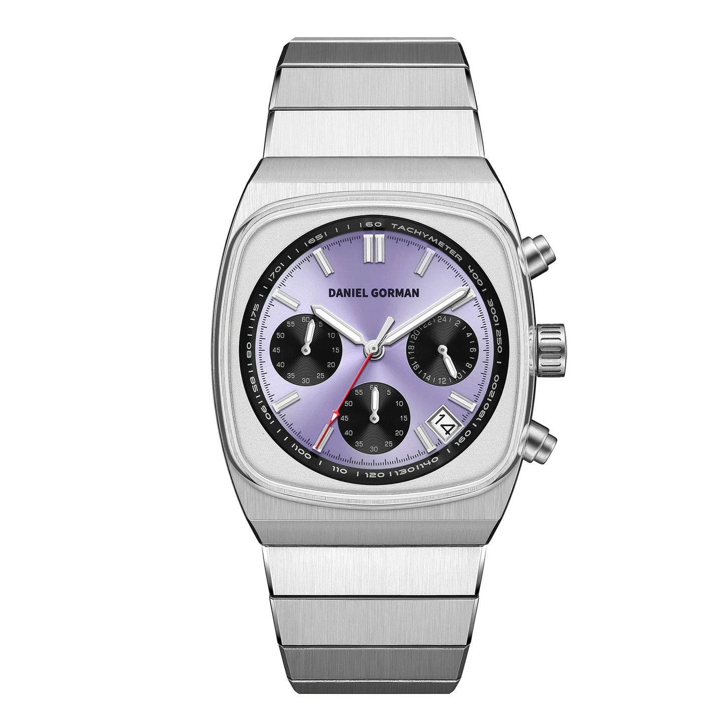 DG9008 Men Watch Original Fashion Brand Quartz Waterproof Luminous Watch For Man Three Small Dial Sport Moon Phase Watch