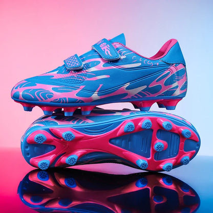 Chaussures de football 2026 pour hommes et femmes, crampons longs, chaussures de sport unisexes de marque, chaussures d'entraînement pour filles et garçons
