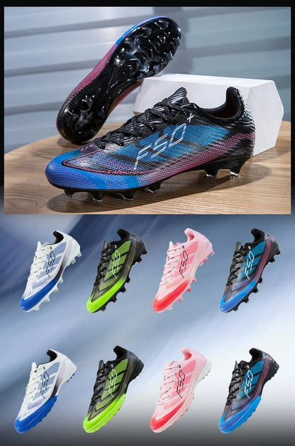 Nouvelles chaussures de football pour hommes, chaussures de sport d'extérieur, chaussures de match professionnelles, baskets antidérapantes, chaussures de football d'entraînement, chaussures ultralégères unisexes