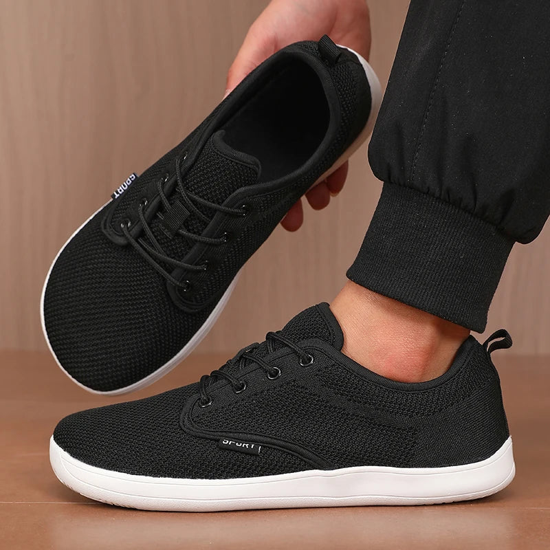 Women's Walking Flat Shoes Soft Mesh Suitable for Travel Wide Fit Lightweight Support Fitness and Leisure Sports Shoes for Men