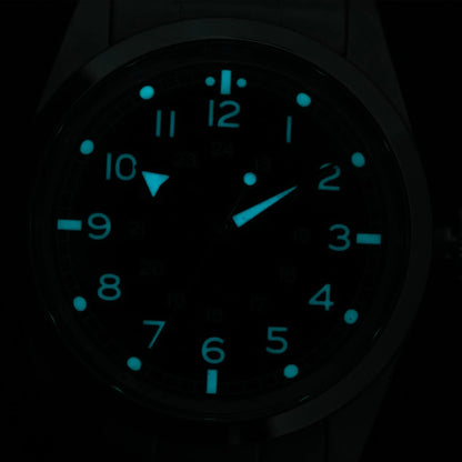 Watchdives WD1016 V3 Watch 37mm VH31 Sweep Quartz Movemet Stainless Steel Watch Waterproof Luminous Sapphire Men Wristwatch