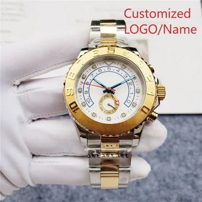 A989 Store Customized Watch Men's  44mm  Automatic Mechanical Male Brand Clock Top Watches