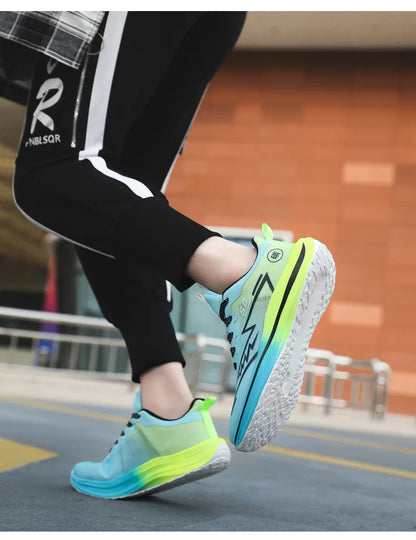 Unisex Lightweight Breathable Running Shoes Sporty Casual Low Top Flat Laced Footwear for Men And Women in Various Colors