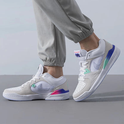 Nike – originálne nové pánske retro priedušné polstrované voľnočasové topánky HF5756-151