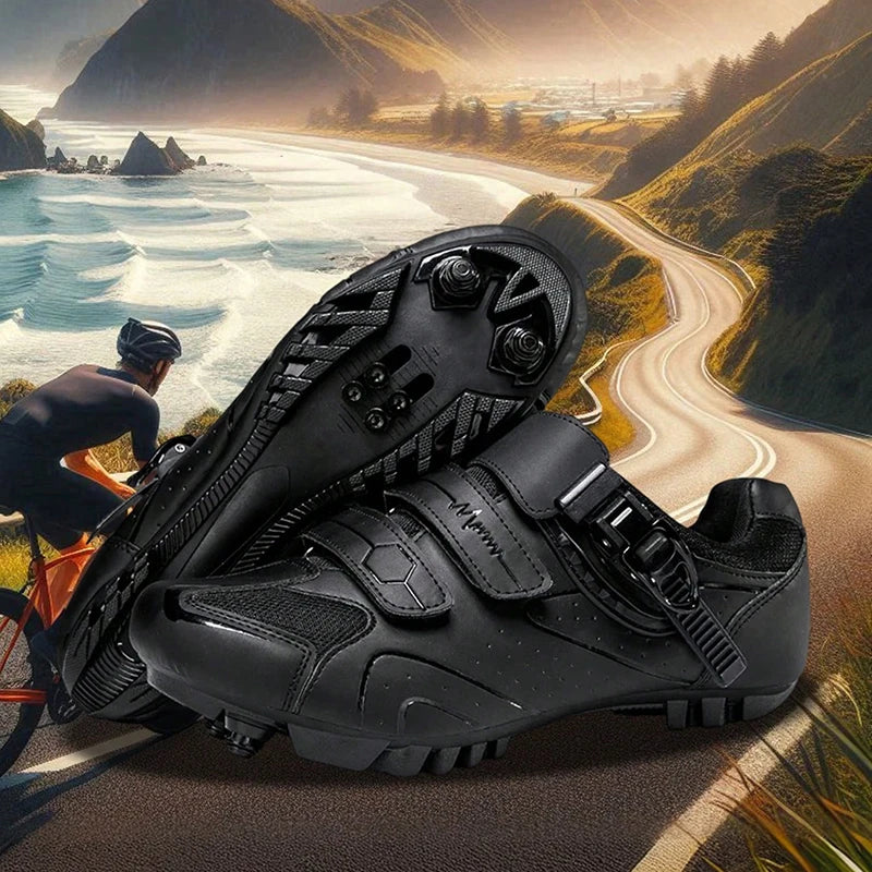 Neutral MTB Cycling Shoes, Compatible With Peloton Road Cycling Shoes, Men's Cycling Sports Shoes, Reflective Strip Design
