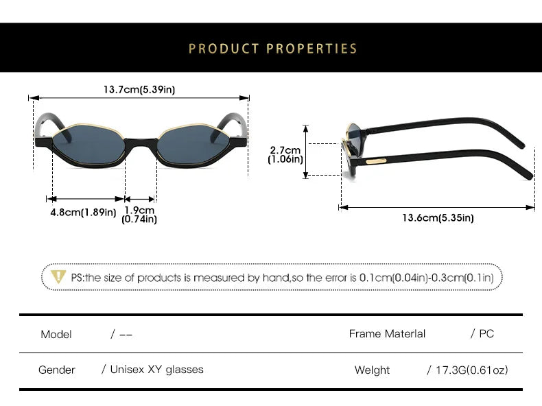 Half Frame Designer Small Sunglasses Women Cat Eye New Fashion Sun Shades UV400 Sun Glasses Brand