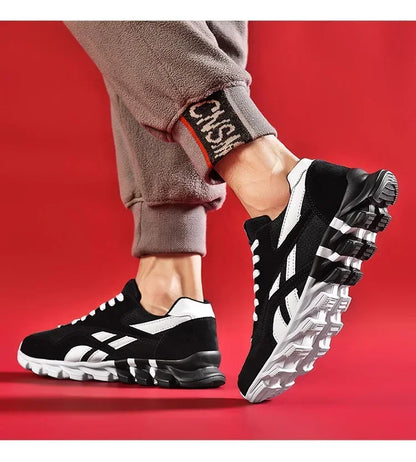 Brand trend size 46 47 48 men's wear-resistant cushioning thick-soled fitness sneakers, outdoor breathable running shoes for men