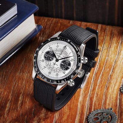 FARASUTE 2026 New Fashion Speed Sports Chronograph Wristwatch For Men 100M Waterproof Japan VK64 Quartz Movement Watch Male