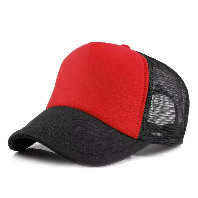 Customized Logo Mesh Baseball Caps Men Women 5 Panel Cheaper Trucker Hats Sports Team Snapback Caps Summer Sun Dad Hat Gorras
