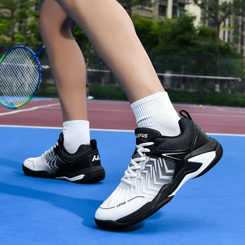 Professional Badminton Shoes for Men and Women Anti-Slip Tennis Trainers for Indoor and Outdoor Sports Blue Sneakers