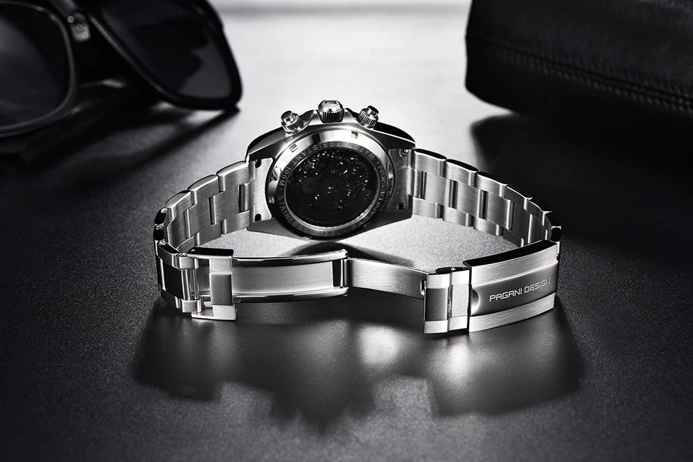 PAGANI DESIGN Men‘s Automatic Mechanical Watch Stainless Steel Waterproof Sport 10Bar Luxury Casual Watch for Men Reloj Hombre