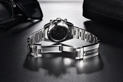 PAGANI DESIGN Men‘s Automatic Mechanical Watch Stainless Steel Waterproof Sport 10Bar Luxury Casual Watch for Men Reloj Hombre