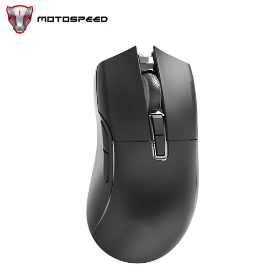 Motospeed Darmoshark N3 Pro Bluetooth brezžična gaming miška, dvojni 8K, tri-mode, polnilna, PAW3395, 64g, ergonomska miška za gamerje