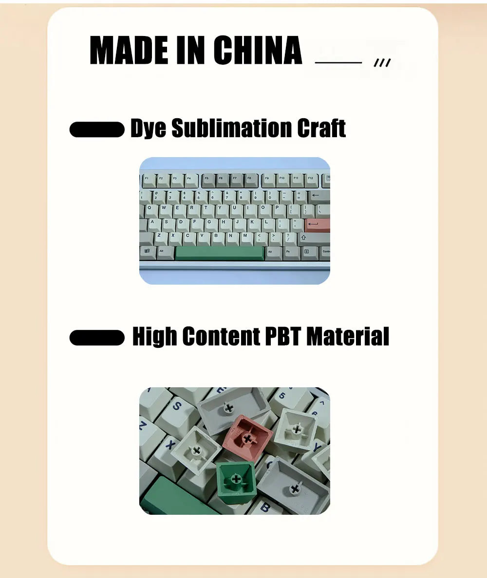 KBDiy GMK 9009 Retro Cherry Profile Keycap 134 Keys/Set For Mechanical Keyboard DIY Custom PBT DYE-SUB 61 60 Bakclit ISO Keycaps