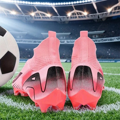 New Men's Football Boots Adult's Soccer Field Shoes Teenager's Sports Cleats Outdoor Grass Training Boots High Quality Sneakers