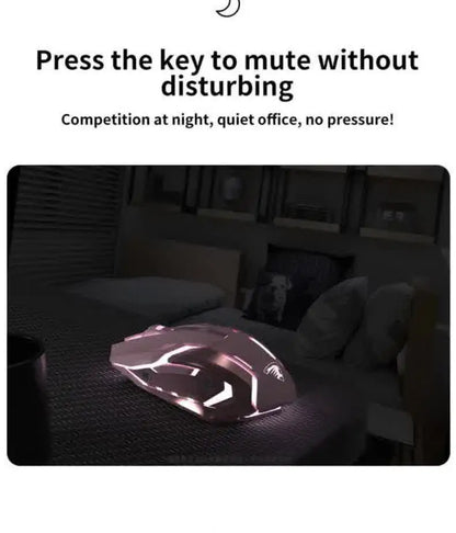 Carpbaba G3 Wired Gaming Mouse Silent Click Pink Mechanical Gaming Mouse for PC, Laptop, MacBook, Office & Esports