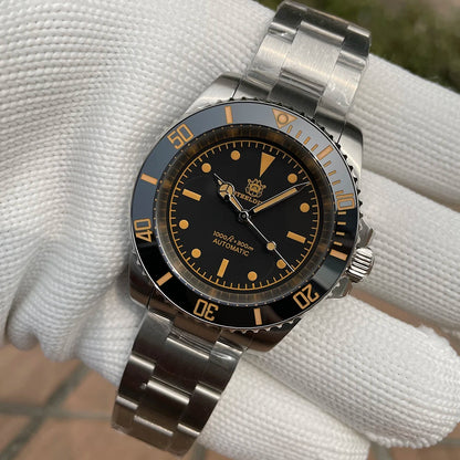 STEELDIVE SD1954V Ceramic Bezel 41MM Stainless Steel Case 300M Waterproof Vintage Luminous NH35 Automatic Mens Dive Watch