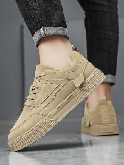Men's Casual Sneakers: 2026 Spring & Autumn New Styles, Teenagers' Street Skate Shoes, Outdoor Sports Basketball Shoes