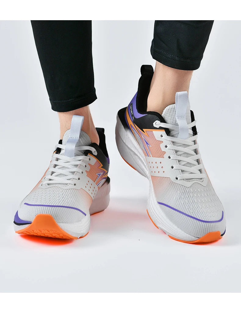 Scarpe sportive da running da uomo per maratona, con cuscino d’aria, traspiranti, leggere e confortevoli, sneakers atletiche outdoor da donna per jogging e tenis