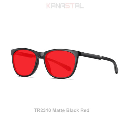 Men Sleep Blue Light Blocking Glasses Women Anti Radiation Computer Eyewear UV500 PC Red Lenses TR90 Square Eyeglasses Frames