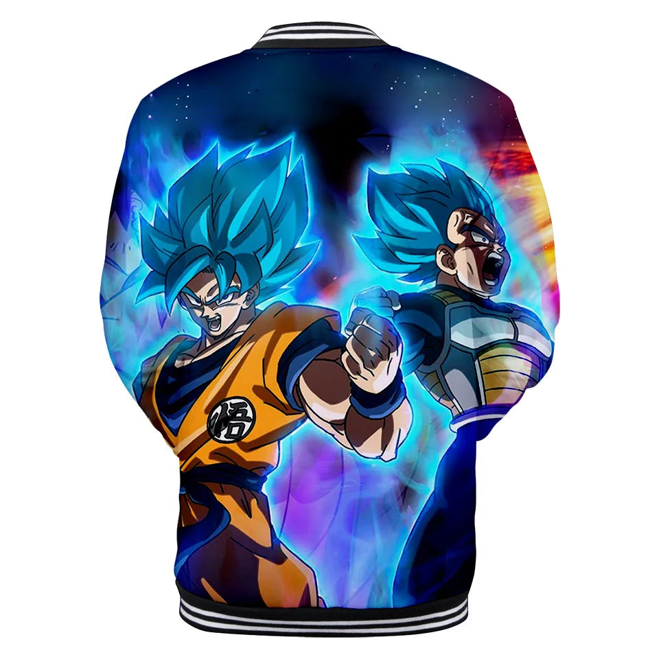 Uniforme de béisbol de estilo urbano de Dragon Ball para hombre, mujer y niños; disfraces de Son Goku para adultos; chaquetas; abrigos de primavera y otoño; cárdigans; sudaderas; regalo