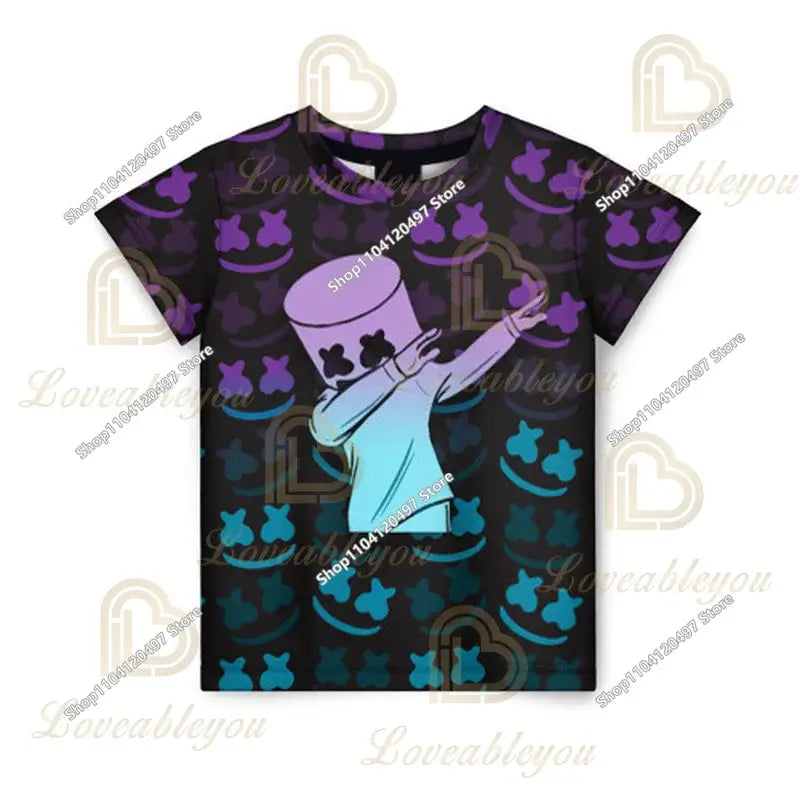 Fortnite T Shirt for Kids Banana Peely T-shirt Men's Women's Tshirt Battle Royale Game T Shirt Harajuku Summer Tops