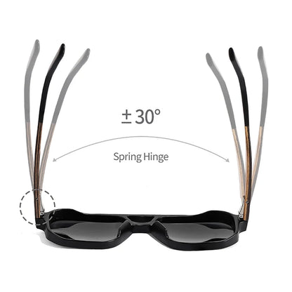 CATERSIDE Fashion Men Polarized Sunglasses Retro Luxury Brand Design Solid Wood Temple Sun Glasses Women Driving Party Glasses