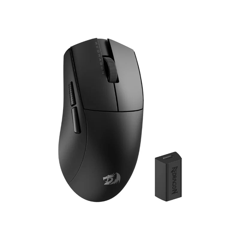 Ratón gaming inalámbrico Redragon M916 PRO de 3 modos, tasa de sondeo Hype-Speed 4K, ratón gamer ultraligero de 49G y 26K DPI