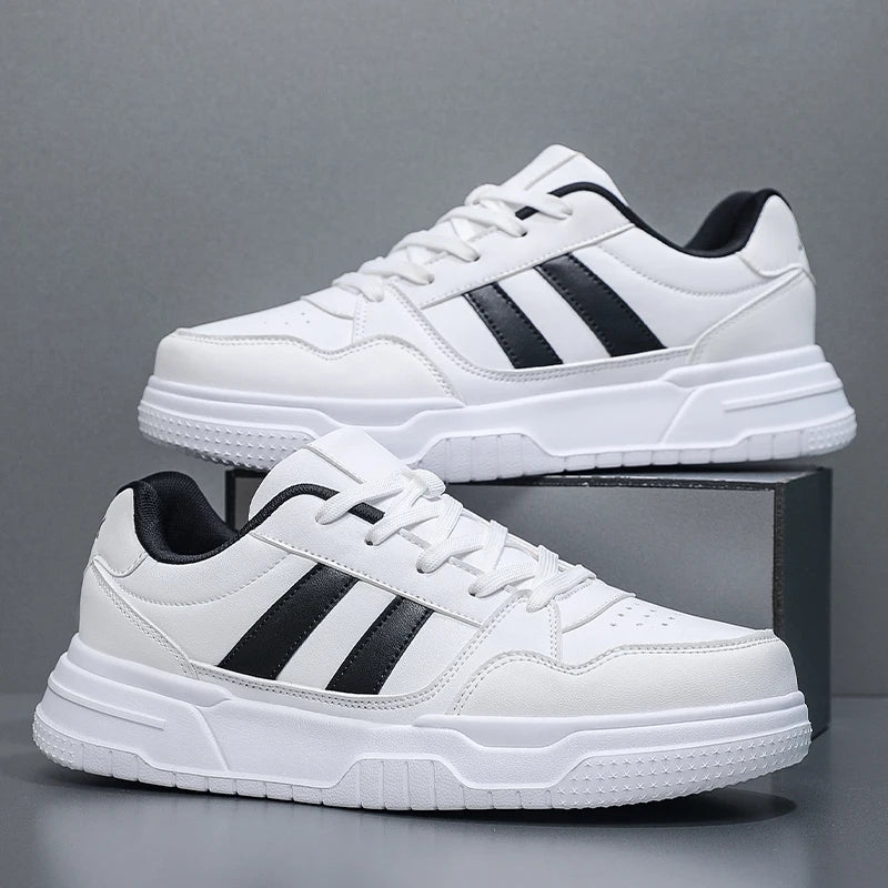 Plus Big Size 50 51 52 Mens Leather Sneakers Casual Sports Shoes Flat Skateboard Shoes For Dropshipping