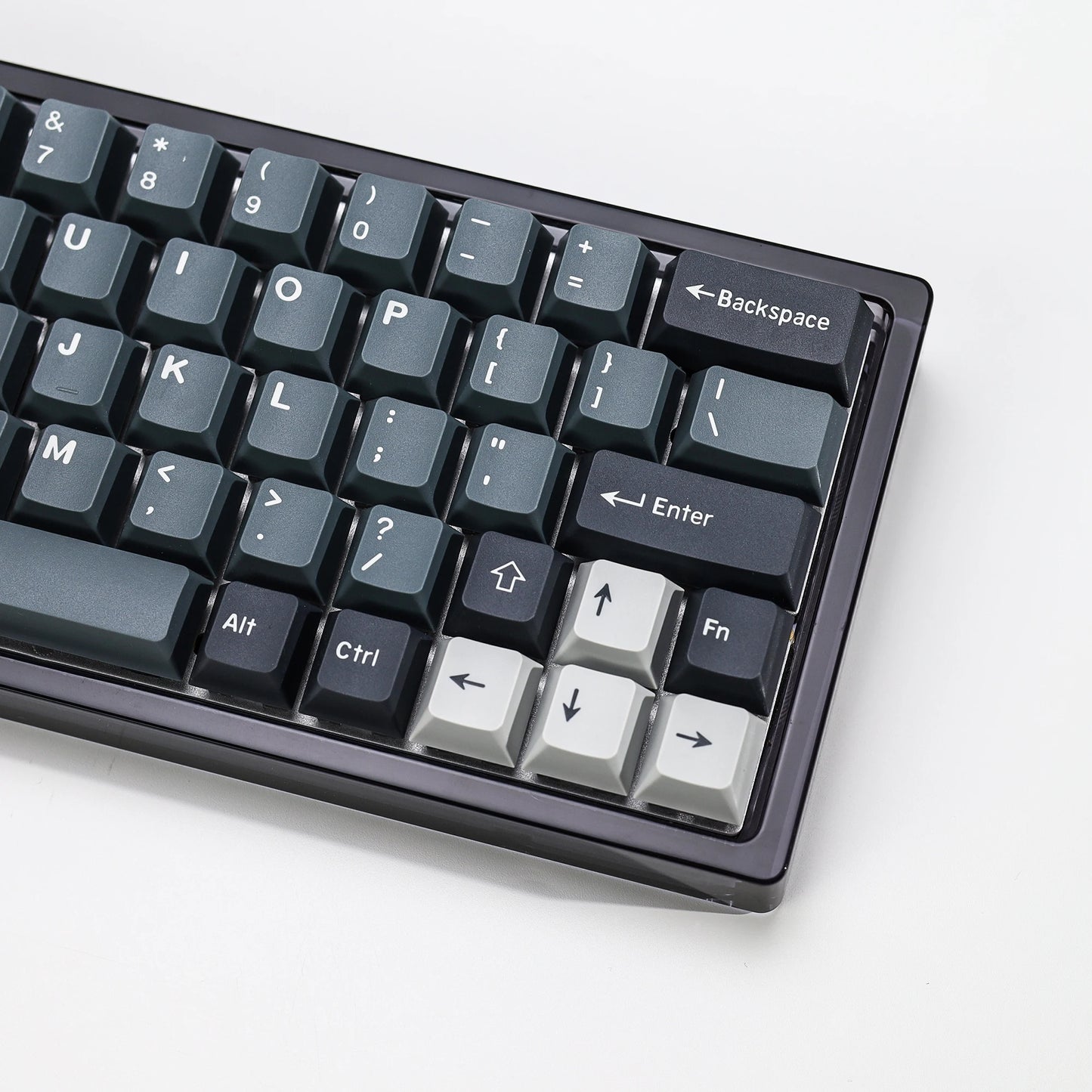 KBDiy 174 Keys/Set PBT GMK Apollo Keycap Double Shot Minimalist ISO Cherry Profile for Game Mechanical Keyboard Keycaps for MX