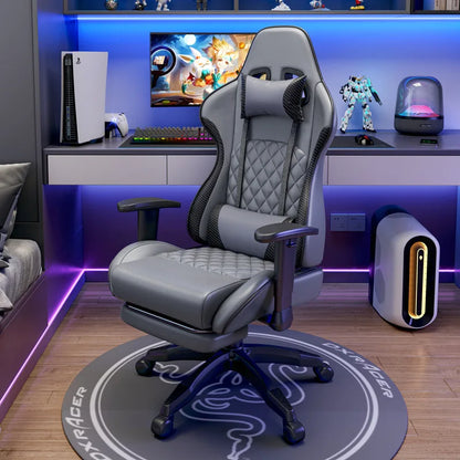 Sedia gaming ergonomica girevole, comoda sedia per computer, moderna sedia elastica da ufficio per la casa, executive, resistente e traspirante, mobili Furniture