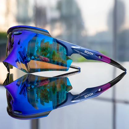 Scvcn Men's Cycling Glasses Outdoor Sport Runing Sunglasses Women MTB Bike Bicycle Goggles Road Riding Fishing Hiking Eyewear