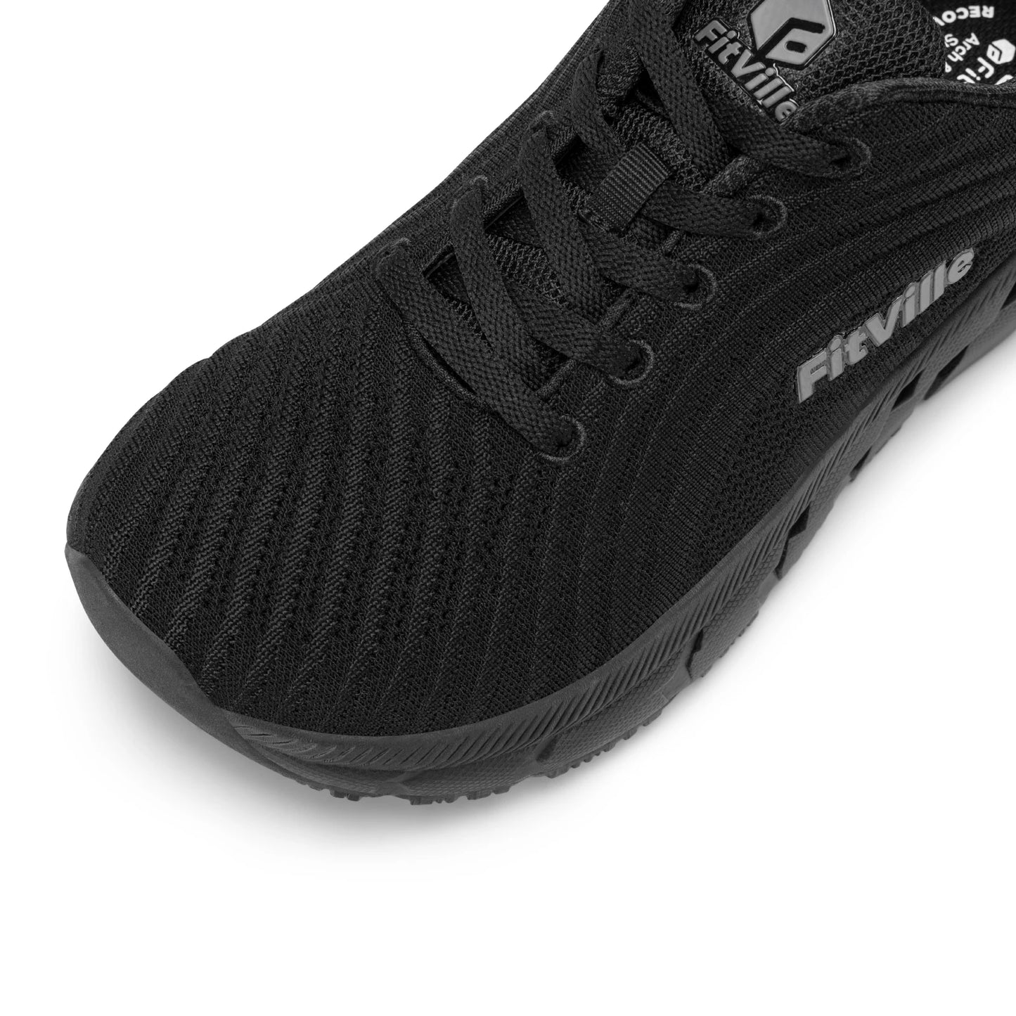 Buty męskie FitVille z szeroką przednią częścią, dobrze amortyzowane, bardzo szerokie, antypoślizgowe, lekkie i oddychające buty do biegania
