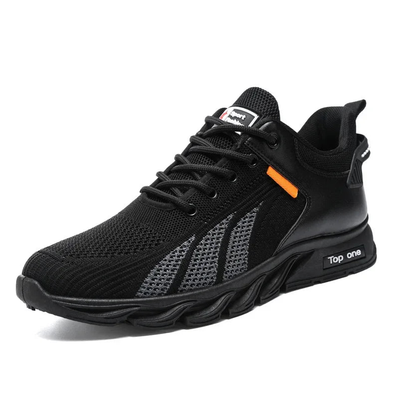 Modne muške tenisice, mrežaste ležerne cipele, muške cipele na vezanje, lagane vulkanizirane cipele, tenisice za hodanje, Zapatillas Hombre