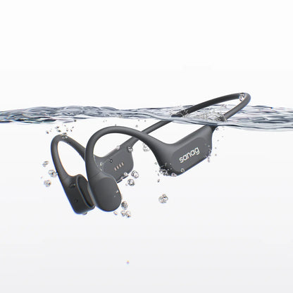 Sanag B77S IPX8 écouteurs de natation Conduction osseuse Bluetooth casque Flash-vente 64GB mémoire lecteur MP3 casque sans fil