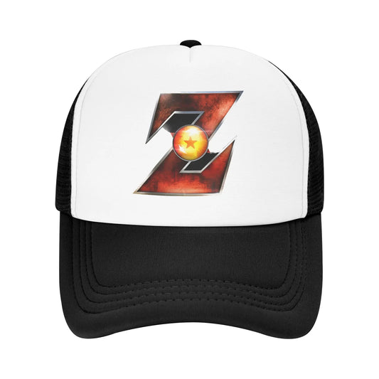 Adult Dragon Ball  Z Logo Trucker Caps Mesh Baseball Cap Polyester  Hats Trucker Hat Breathable Sports Cap Summer