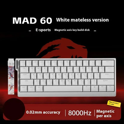 FGG Madlions Mad60 Mad68 He Mechanical Keyboard Magnetic Switch 8k Wired RGB Hot Swap Custom Keyboard Esport Game Gift Accessory