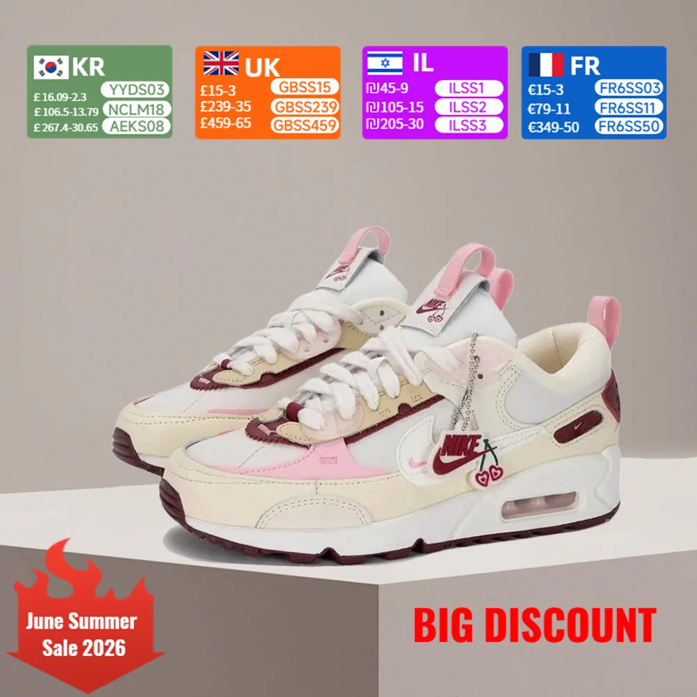 Dámske bežecké topánky Nike Air Max 90 Classic – protišmykové, odolné, ľahké, pohodlné na každodenné nosenie FD4615-111