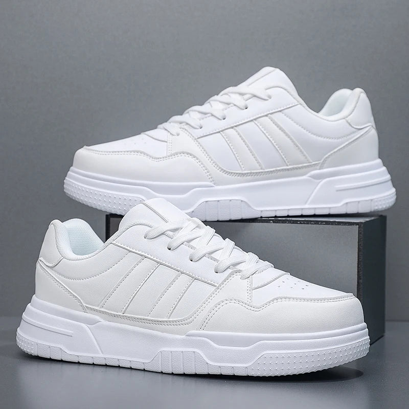 Plus Big Size 50 51 52 Mens Leather Sneakers Casual Sports Shoes Flat Skateboard Shoes For Dropshipping