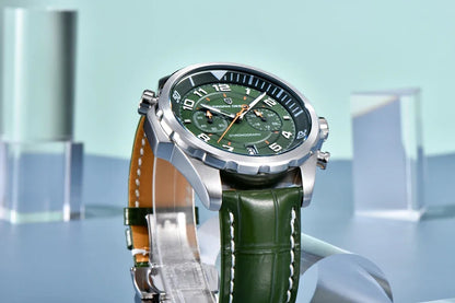 PAGANI DESIGN Watches 2026 New Strong Luminous Luxury Quartz Men Watch Fashion Leather Watch For Men Sapphire Glass Chronograph