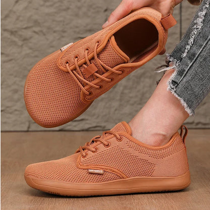 Women's Walking Flat Shoes Soft Mesh Suitable for Travel Wide Fit Lightweight Support Fitness and Leisure Sports Shoes for Men