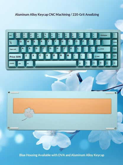 New Everglide AE68Pro Siren Magnetic Axis Gaming Keyboard Original Double Lamp Position RT0.001MM/ADC Direct Connection Keyboard
