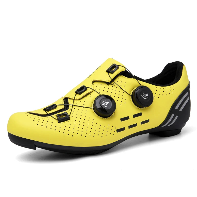 Pantofi de ciclism de înaltă calitate, SPD cu autoblocare pentru bărbați, pantofi sport de curse pentru bicicletă, pantofi de ciclism MTB de munte antiderapanți pentru femei, 36-47