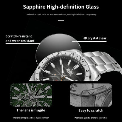 HEROFORCE Men's Well-known Brand Watch; Men's Fashion Waterproof Luminous Stainless Steel Band Casual Calendar Quartz Men Watch