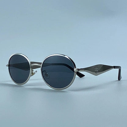 Metal Frame Round Punk Photochromic Sunglasses Women 2026 Luxury Brand Designer Steampunk Oval Sun Glasses Outdoor Eyewear Shade