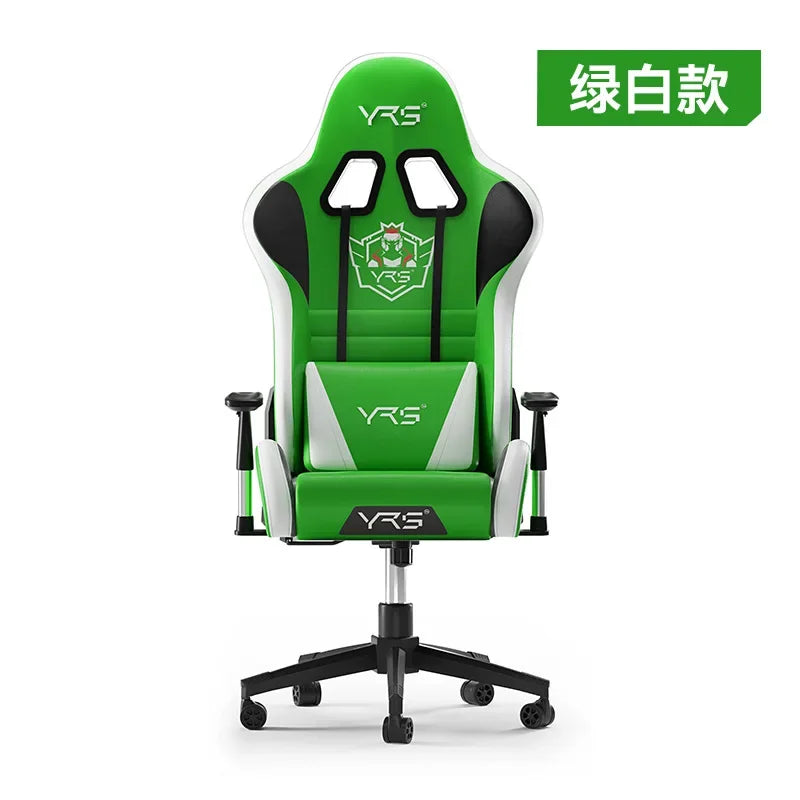 Ergonomic Esports Gaming Chair with Reclining Backrest, Adjustable Height Office Chair, Comfortable Computer Game Chair with Armrests and Wheels