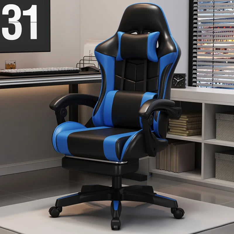 Sedia gaming Sponge per internet café ed esports, sedia da computer per internet café, poltrona da ufficio reclinabile per casa, comoda e girevole